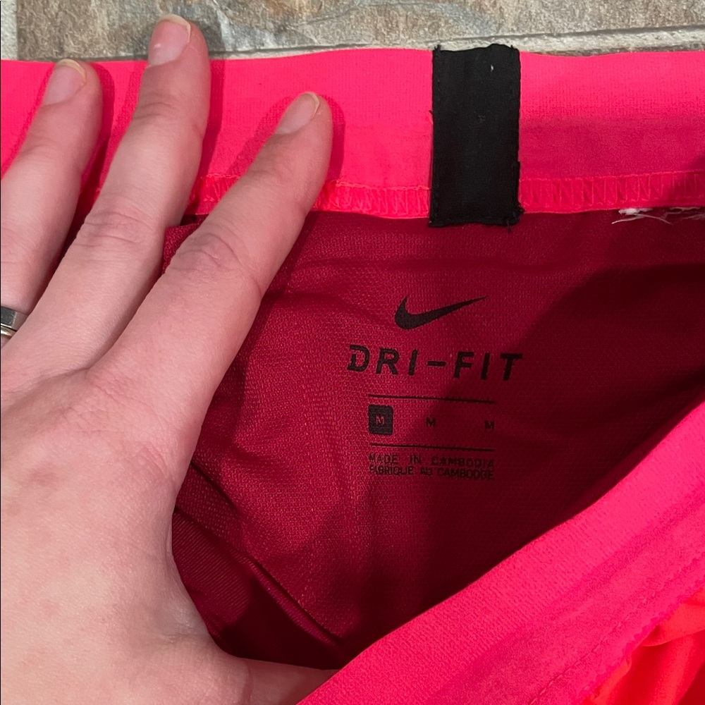 Nike Bright Red Running Shorts - Picture 4 of 5